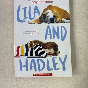 Scholastic 'Lila and Hadley' Book with Blue and White Cover